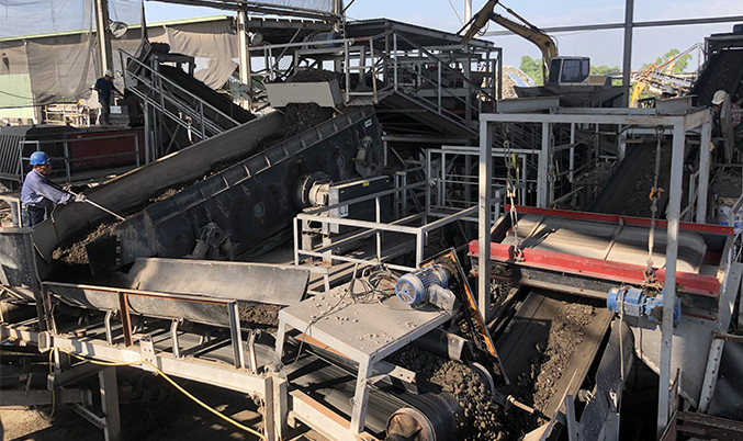 China.Taiwan.IBA incinerator slag recycling plant site