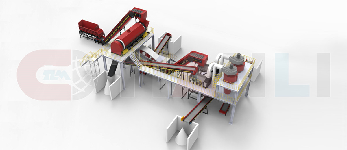 Auto Shredder Residual Pre-Sorting Solution